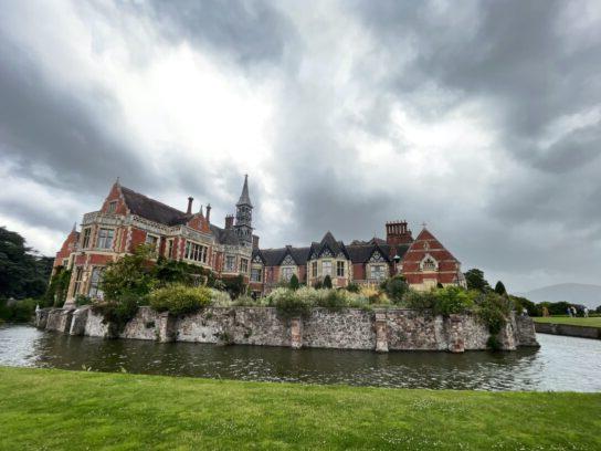 Madresfield Court, a moated manor house in Worcestershire